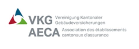 VKG AECA Vereinigung Kantonaler Gebäudeversicherungen Association des établissements cantonaux d'assurance Logo (IGE, 26.03.2018)