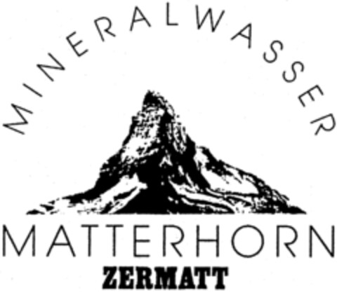 MINERALWASSER MATTERHORN ZERMATT Logo (IGE, 01/23/1998)