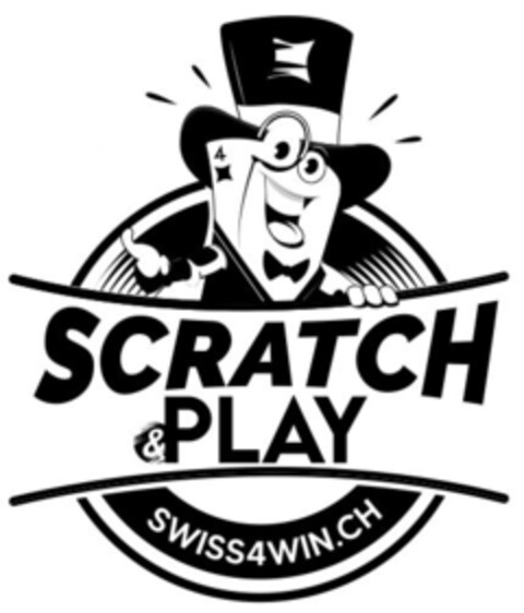 SCRATCH & PLAY SWISS4WIN.CH Logo (IGE, 28.02.2024)