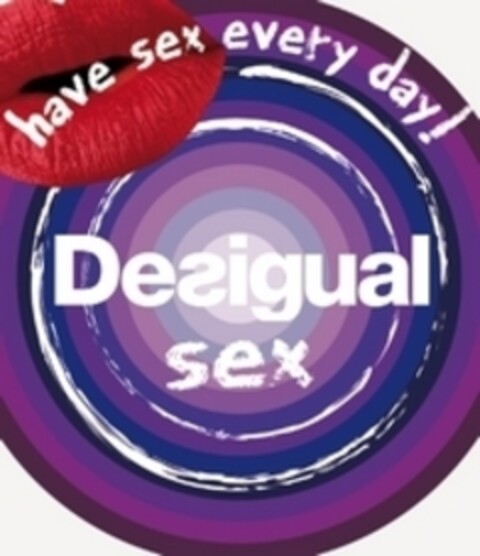 have sex every day! Desigual sex Logo (IGE, 12.07.2013)