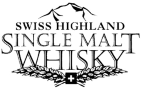 SWISS HIGHLAND SINGLE MALT WHISKY Logo (IGE, 03/16/2005)