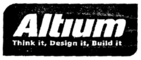 Altium Think it, Design it, Build it Logo (IGE, 13.12.2001)