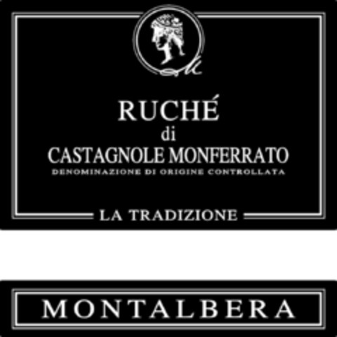 RUCHÉ di CASTAGNOLE MONFERRATO LA TRADIZIONE MONTALBERA Logo (IGE, 04.02.2010)