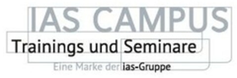 IAS CAMPUS Trainings und Seminare Eine Marke der ias-Gruppe Logo (IGE, 15.08.2011)