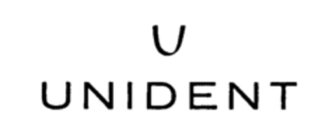 U UNIDENT Logo (IGE, 10/04/1988)