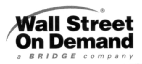 Wall Street On Demand a BRIDGE company Logo (IGE, 16.06.2000)