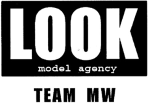 LOOK model agency TEAM MW Logo (IGE, 06/29/1999)