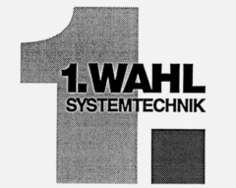 1. 1. WAHL SYSTEMTECHNIK Logo (IGE, 10.01.1996)