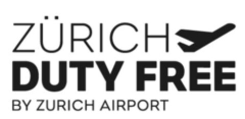 ZÜRICH DUTY FREE BY ZURICH AIRPORT Logo (IGE, 01.06.2016)