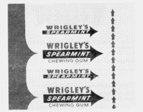 WRIGLEY'S SPEARMINT CHEWING GUM Logo (IGE, 05.04.1991)