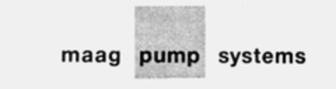 maag pump systems Logo (IGE, 16.07.1991)