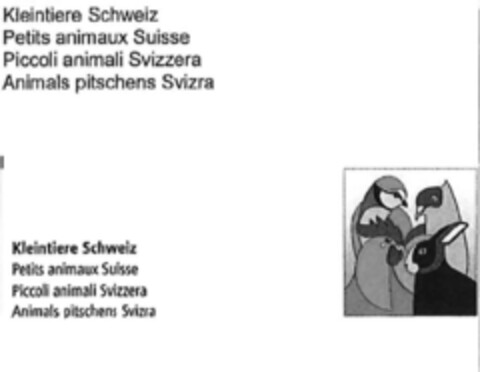 Kleintiere Schweiz Petits animaux Suisse Piccoli animali Svizzera Animals pitschens Svizra Logo (IGE, 20.10.2023)