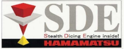 SDE Stealth Dicing Engine inside! HAMAMATSU Logo (IGE, 12.09.2007)