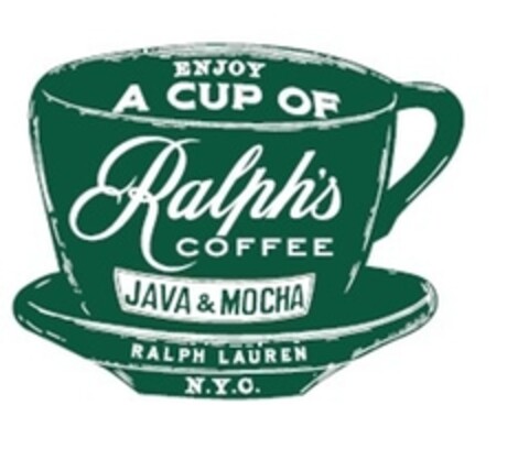 ENJOY A CUP OF Ralph's COFFEE JAVA & MOCHA RALPH LAUREN N.Y.C. Logo (IGE, 29.12.2017)