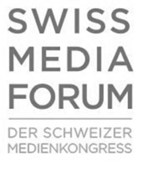 SWISS MEDIA FORUM DER SCHWEIZER MEDIENKONGRESS Logo (IGE, 07/14/2017)