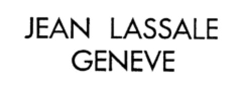 JEAN LASSALE GENEVE Logo (IGE, 09.06.1986)