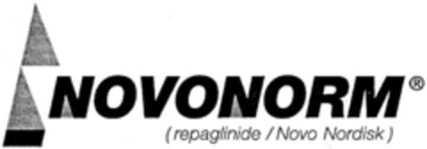 NOVONORM (repaglinide / Novo Nordisk) Logo (IGE, 11.11.1998)