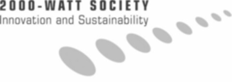 2000-WATT-SOCIETY Innovation and Sustainability Logo (IGE, 06/06/2007)