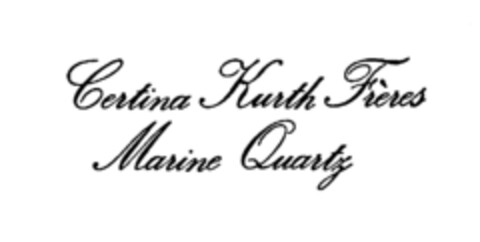 Certina Kurth Frères Marine Quartz Logo (IGE, 02/05/1979)