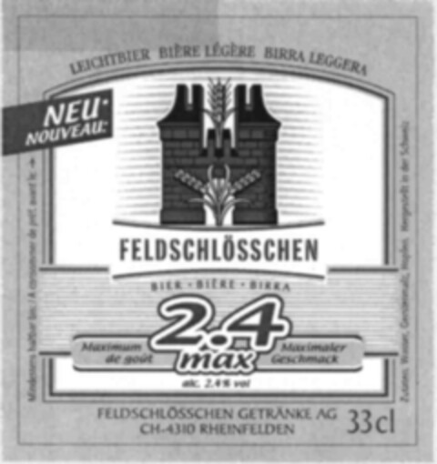 FELDSCHLÖSSCHEN 2.4 max Logo (IGE, 07/14/2003)