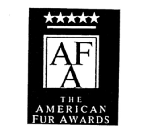 AFA THE AMERICAN FUR AWARDS Logo (IGE, 17.08.1987)