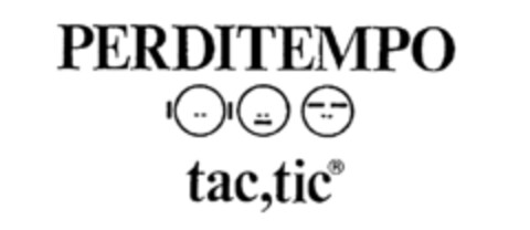 PERDITEMPO tac,tic Logo (IGE, 07.11.1985)