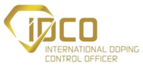 IDCO INTERNATIONAL DOPING CONTROL OFFICER Logo (IGE, 05/28/2020)