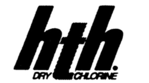 hth DRY CHLORINE Logo (IGE, 18.12.1992)