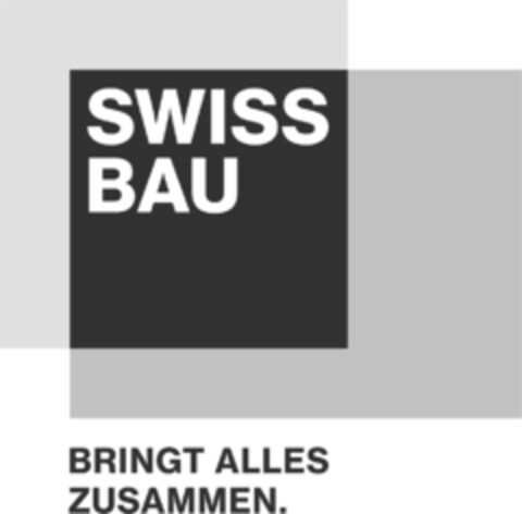 SWISS BAU BRINGT ALLES ZUSAMMEN. Logo (IGE, 13.06.2017)