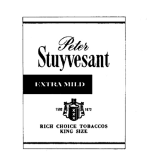 Peter Stuyvesant EXTRA MILD Logo (IGE, 14.12.1976)