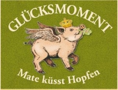 GLÜCKSMOMENT Mate küsst Hopfen Logo (IGE, 04/21/2021)