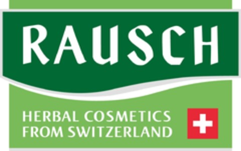 RAUSCH HERBAL COSMETICS FROM SWITZERLAND Logo (IGE, 01/01/2017)