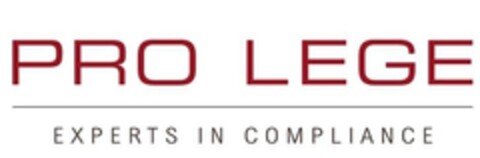 PRO LEGE EXPERTS IN COMPLIANCE Logo (IGE, 13.04.2009)