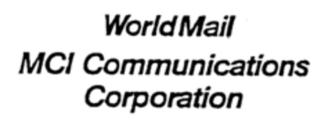 World Mail MCI Communications Corporation Logo (IGE, 03.09.1990)