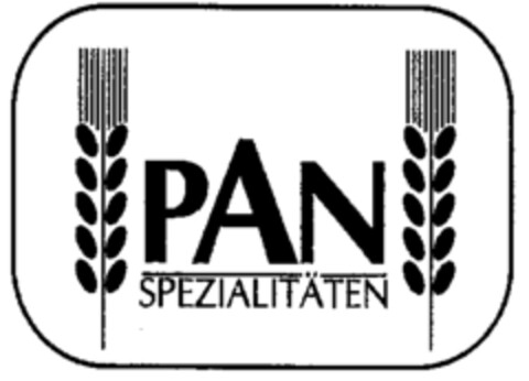 PAN SPEZIALITÄTEN Logo (IGE, 30.08.1996)