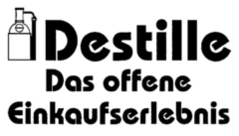 Destille Das offene Einkaufserlebnis Logo (IGE, 06/28/2001)