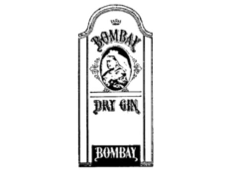 BOMBAY DRY GIN Logo (IGE, 18.02.1986)