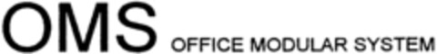 OMS OFFICE MODULAR SYSTEM Logo (IGE, 14.09.1998)