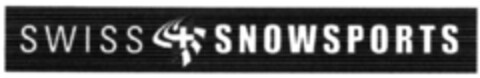 SWISS SNOWSPORTS Logo (IGE, 09/05/2002)