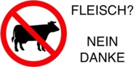 FLEISCH? NEIN DANKE Logo (IGE, 09.08.2021)