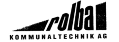 rolba KOMMUNALTECHNIK AG Logo (IGE, 08.05.1992)