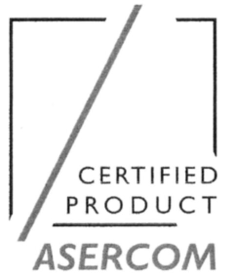 CERTIFIED PRODUCT ASERCOM Logo (IGE, 14.07.2003)