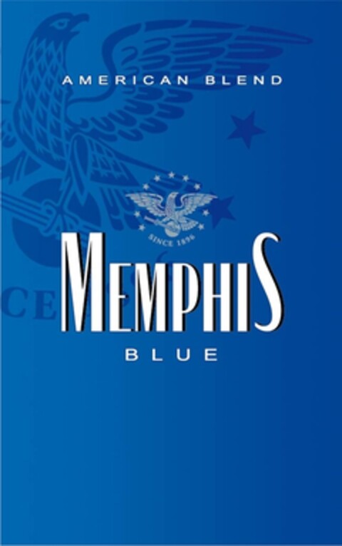MEMPHIS BLUE AMERICAN BLEND Logo (IGE, 26.01.2012)