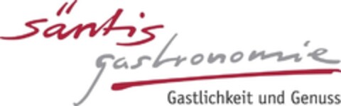 säntis gastronomie Gastlichkeit und Genuss Logo (IGE, 07/23/2004)