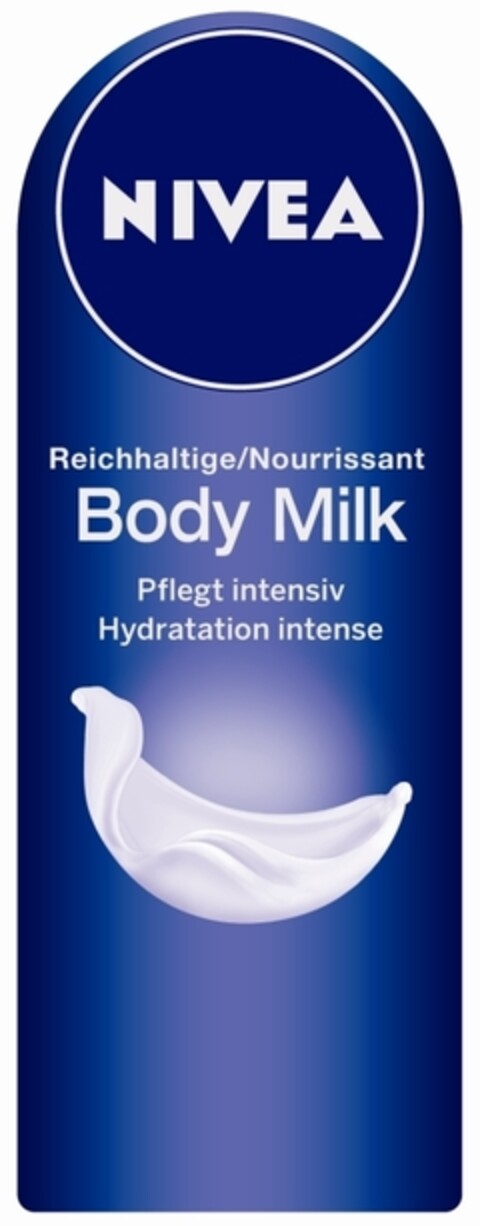 NIVEA Reichhaltige/Nourrissant Body Milk Pflegt intensiv Hydratation intense Logo (IGE, 11/09/2012)