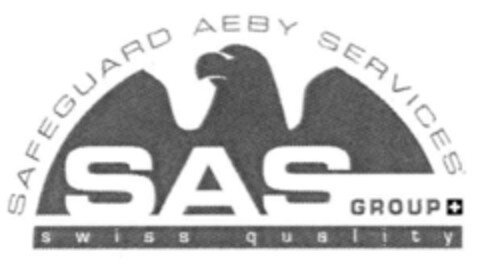 SAS GROUP SAFEGUARD AEBY SERVICES swiss quality Logo (IGE, 04.07.2006)