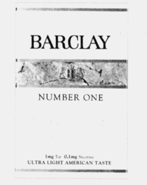 BARCLAY NUMBER ONE Logo (IGE, 05/25/1994)