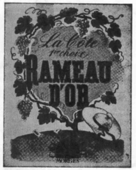 La Côte 1er choix RAMEAU D'OR Logo (IGE, 01.06.1973)