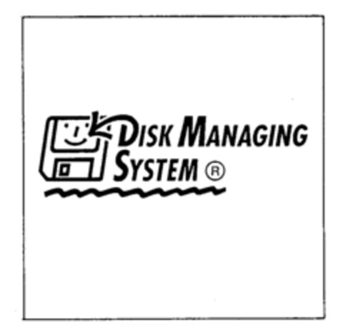 DISK MANAGING SYSTEM Logo (IGE, 06.11.1989)