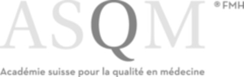 ASQM FMH Académie suisse pour la qualité en médecine Logo (IGE, 11/12/2012)